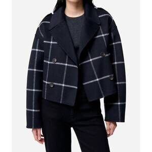 NEW VANESSABRUNO beran cropped jacket in noir